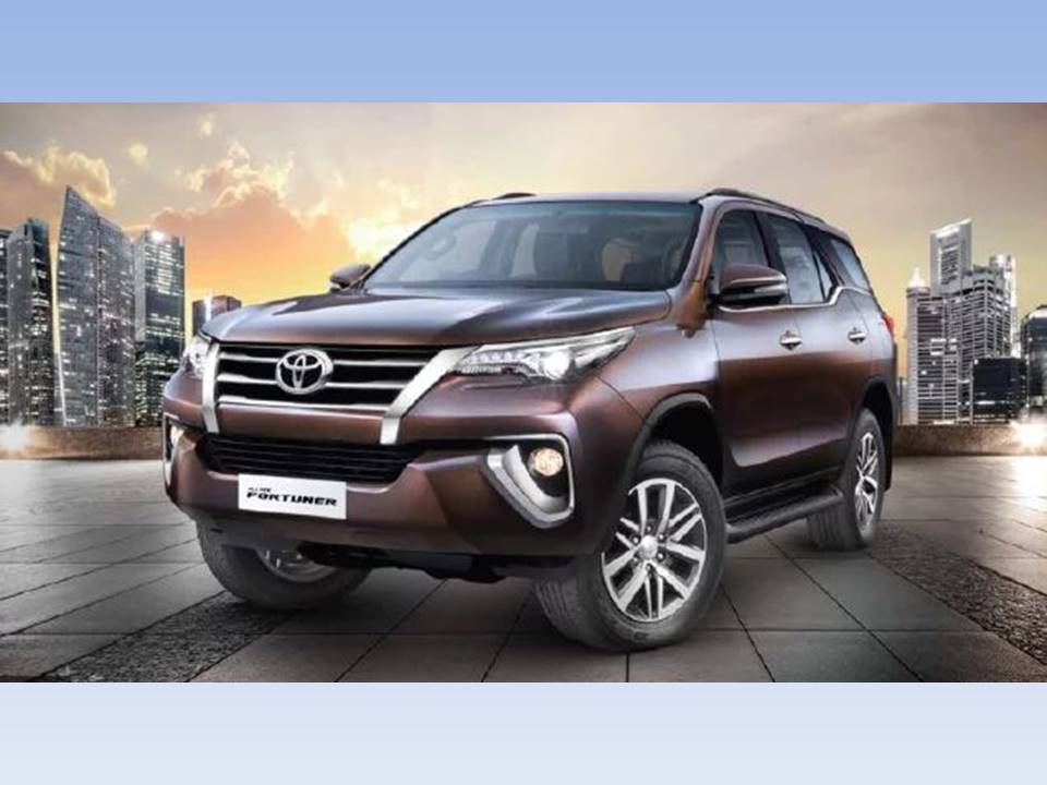 FORTUNER TOYOTA DASHBOARD
